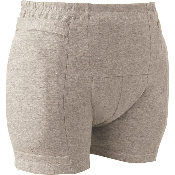 大阪エンゼル ラ・クッションパンツ 男性用 M グレー 転倒対策 保護パッド