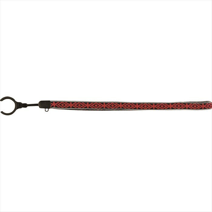 豊通オールライフ 杖紐 チロル ナイロンC型 小 レッド 杖用ストラップ