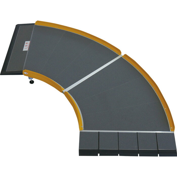 シコク Zスロープ 左 スロープ 車椅子 台車 段差 玄関 【メーカー直送/代引不可】