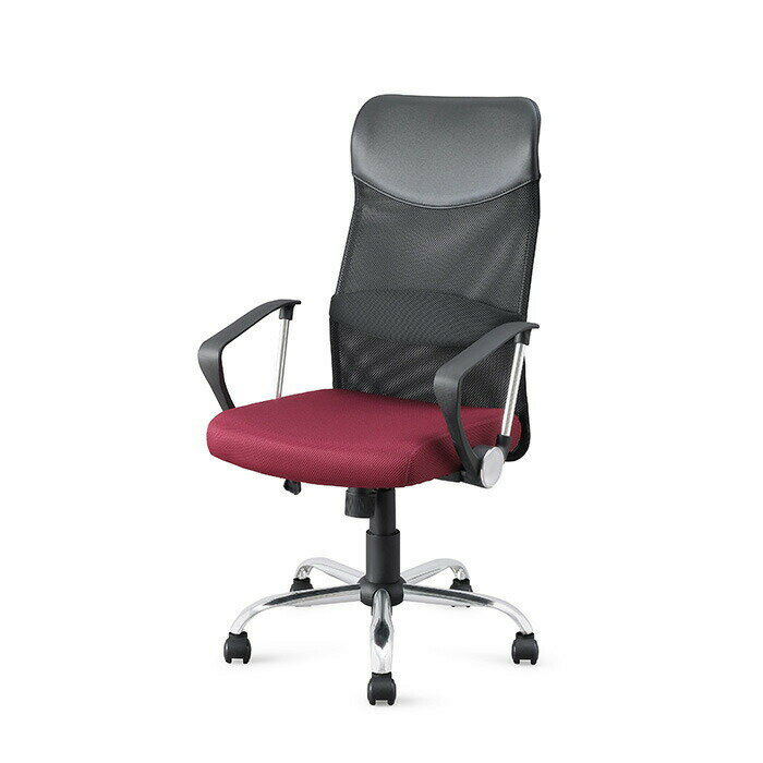 アイリスオーヤマ メッシュバックチェア ハイバック OFC-MBH ボルドー チェア chair 椅子 イス いす デスクワーク オフィスチェア テレワーク デスクチェア メッシュ メッシュチェア 座る メッシュバック 【メーカー取寄せ】