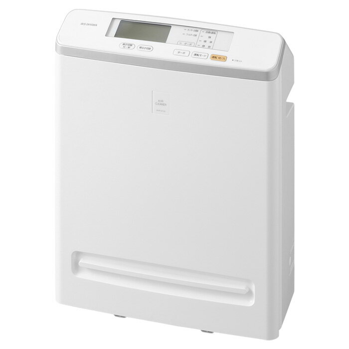 アイリスオーヤマ モニター空気清浄機 17畳 ホワイト MSAP-AC100-W ほこりセンサー 花粉 タバコの煙 HEPAフィルター 活性炭フィルター PM2.5 黄砂 カビ ペットの毛 生ゴミ臭 アンモニア臭 ペット臭 カビ臭 タバコ臭 お手入れ簡単 【メーカー取寄】【注文後のキャンセル不可】