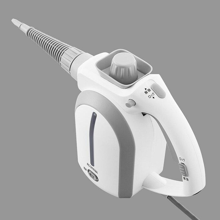 アイリスオーヤマ スチームクリーナー STP-102 3way ロングホース コンパクトタイプ アイリス 除菌 小型 ミニ 家庭用 キッチン 衣類 水あか 油汚れ 掃除 換気扇 洗浄 安全 簡単 大掃除 高温蒸気 スチーム 【メーカー取寄】【注文後のキャンセル不可】のサムネイル