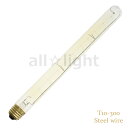 ★ エジソンバルブ(エジソン電球) 管形 T10−300 E26 110V 40W Steel wire T10-300 E26 110V 40W ...