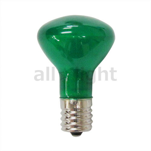 Reflection Bulb （Scatter） - アサヒ　サインレフ用レフ　R40　7．5W　E17口金　グリーン（緑色）　R40 E17 110V-7.5W(G)
