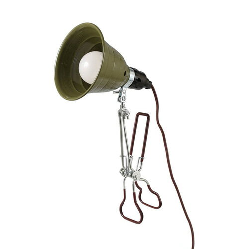 樂天商城 - DULTON　ダルトン　ALUMINUM CLIP LAMP S OLIVE DRAB　クリップライト　オリーブドラブ　E26口金　電源コード　ON/OFFスイッチ　プッシュスイッチ　LED電球専用　ランプ別売　DS0630SOV