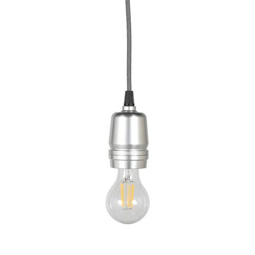 Vaulted Ceiling - DULTON　ダルトン　ALUMINUM SOCKET CORD GRAY　ペンダントライト　ソケットコード　引掛けシーリングタイプ　アルミニウム　グレー　LED電球専用　E26　ランプ別売　DSZ0504GY