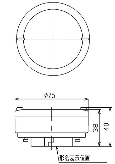 東芝 LEDユニットフラット形 Φ75mm クラス700  6.7W 電球色(2700K) 広角タイプ GX53-1口金 全光束:700lm 高演色 専用調光器対応 LDF7LHGXC7D72 [2]