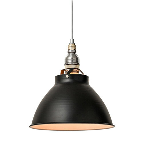EL COMMUN　エル・コミューン　AMPERSAND FACTORY（アンパサンドファクトリー）　AMP ALU SHADE RO SMALL STD BK　ペンダントライト　ソケット　引掛シーリングタイプ　アルミセード　スモール　ブラック　E26　シルバー　ランプ別売り　AMPL018