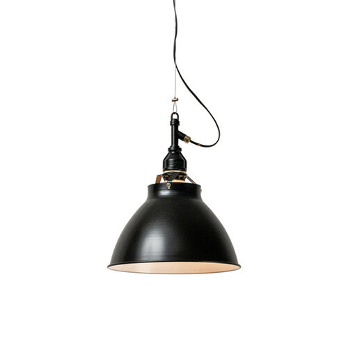 Vaulted Ceiling - EL COMMUN　エル・コミューン　AMPERSAND FACTORY（アンパサンドファクトリー）　AMP ALU SHADE RO SMALL WIRE ALL-BK　ペンダントライト　ソケット　引掛シーリングタイプ　ワイヤー　アルミセード　スモール　E26　ブラック　ランプ別売り　AMPL071