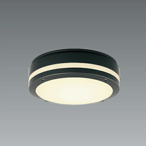 ENDO　LEDアウトドアシーリングライト　薄型　2灯用　ダークグレー　フロストクリプトン球40W形×2灯用　器具相当　ERG5472BC　（ランプ別売）