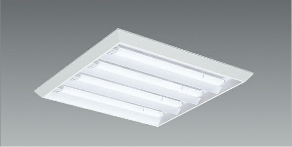 ENDO　LEDスクエアベースライト　FHP45W×4灯相当　直付形　下面開放形　ERK9099W（ランプ別売）