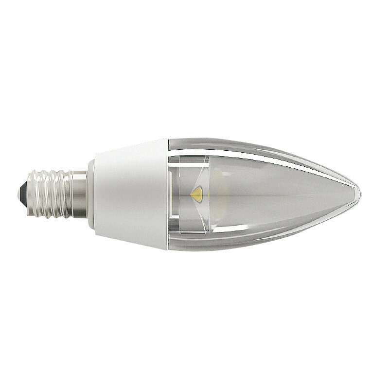 訳あり商品　ENDO　LEDZ LAMP　LED電球　シャンデリア電球形　クリア　電球色タイプ　位相制御調光　フロストクリプトン球40W形 相当　4．3W　E12口金　440lm　RAD912L(LDC4L-H-E12/C/D)