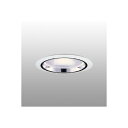 訳あり商品 MAXRAY ダウンライト 浅型 ホワイト 埋込穴φ100mm 埋込深54mm MLF蛍光ランプ 230/240V 6W (GX53)×1 (トランス付 ランプ別売) MD200450179