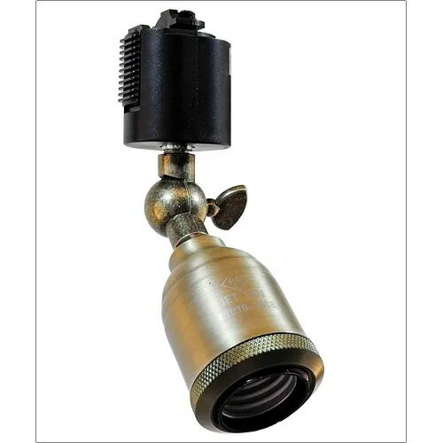 シリーズ名：ライティング ダクトレール用 ・灯具全長：約φ4.5xH15.5cm ・灯具材質：スチール製 ・シェード取付口： *上部34-42mm穴シェード *上部凸型シェード最大φ63mm (別売り横ネジ式ギャラリー使用) *裸電球　兼用 ・使用電球：E26 ※電球は別売りです ・ダクトレール専用 ※シーリングには使用できません。 適合灯具 ST-EP233A+PP-B　ST-EP225A+PP-B　ST-EP235A+PP-B　TF-EP151　TF-EP1082　BL-EP109　BL-EP106　TF-EP1081　ST-EP232A+PP-B　TF-EP1091　ST-EP813　TF-EP541　TF-EP1090　ST-EP229A+PP-B　TF-EP1080　TF-EP1071　TF-EP003　TF-EP150　TF-EP525　DR-SP50G+ALED2600-1CH　TF-EP257　ST-EP228A　TF-EP167 関連キーワード ダクトレール スチール ゴールド特別限定商品！ライティング ダクトレール用スチール　ゴールド