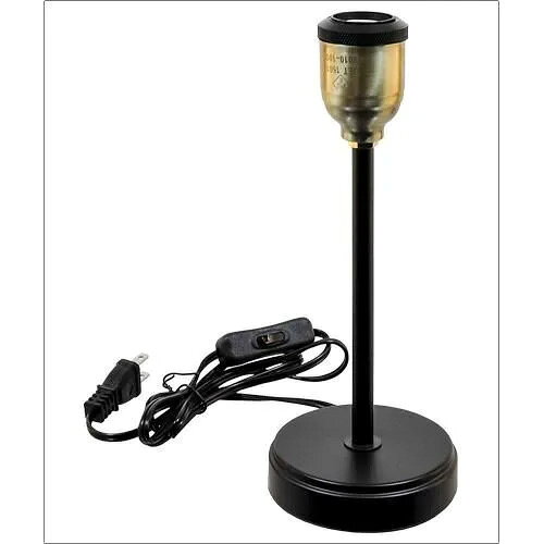 ★　テーブルランプ　フロアランプ　スチール　ブラック　ゴールド　スイッチ付コード　裸電球兼用　口金E26　ランプ別売　TD070BKG　≪特別限定商品！≫
