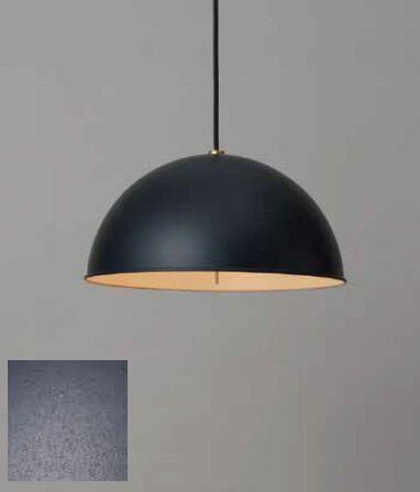 Pendant Lamps - 後藤照明　レトロ照明　レトロドームランプ400　ブラック　引掛シーリング式ペンダント　アルミセード　黒塗装　100Wホワイトボールランプ×3灯・5Wナツメ球　ランプ付　プルスイッチ付　GLF3552 ※受注生産品