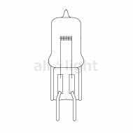 メーカー： IWASAKI (EYE) / 岩崎電気 シリーズ名：光学機器用ハロゲン電球 JC 定格電圧： 12V （ 12ボルト ） 定格電力： 50W （ 50ワット ） フィラメント形式：C-BAR-6 定格寿命：2000h 関連キーワード 電球 ランプ ハロゲン JCハロゲン 12V 50W G6.35 HALOGEN LAMP Optical Single Coil岩崎　光学機器用ハロゲン電球　JC ■特徴 色温度が高く、効率も高いため鮮明な画像が得られます。 ランプ効率、平均寿命、使用電源などタイプ別に種類が豊富で、さまざまな用途に応じて選択が可能です。 寿命末期まで明るさが変わらないため、とくに映写機に適しています。 ■用途 OHP、プロジェクター、光学機器、映像機器など ≪岩崎　光学機器用ハロゲン電球　JC　低電圧(ローボルト)　片口金形≫ 品番 定格電圧 消費電力 光中心距離 全長max 発光サイズ 口金 全光束 単価 定格寿命 JC6V20W20H/G4 6V 20W 19.5mm 33mm Φ1.8×2.0 G4 300lm 1,430円 2,000h JC12V20W20H/G4 12V Φ1.0×3.8 330lm 1,980円 JC12V30W10H/G1 30W 30mm 44mm Φ1.0×3.0 G6.35 600lm 1,980円 1,000h JC12V50W/G1 50W 2.1×2.5 1400lm 1,980円 50h JC12V50W20H/G1 2.1×4.5 950lm 2,090円 2,000h JC12V100W/G2 100W 2.2×4.2 GY6.35 2900lm 2,420円 50h JC15V150W/G1 15V 150W 3.1×4.9 G6.35 4650lm 2,200円 50h JC24V150W/G1 24V 50mm 2.8×6.5 2,640円 JC24V150W20H/G1 4.3×7.3 3000lm 2,420円 2,000h JC24V250WS/G1 250W 33mm 55mm 4.3×6.1 8750lm 2,310円 30h JC24V250W/G1 3.5×7.6 7700lm 2,310円 50h JC24V250W20H/G1 5.7×8.1 5750lm 3,080円 2,000h ≪岩崎　光学機器用ハロゲン電球　JC　商用電圧(ラインボルト)　片口金形≫ 品番 定格電圧 消費電力 光中心距離 全長max 発光サイズ 口金 全光束 単価 定格寿命 JC100V150W/G1 100V 150W 30mm 55mm 8×7.5 G6.35 3300lm 5,940円 250h ※口金のサイズはG4とG6.35とGY6.35です。 G4 G6.35 GY6.35
