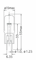 岩崎　光学機器用ハロゲン電球　シングルコイルタイプ　低電圧（ローボルト）　片...