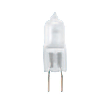 メーカー：USHIO/ウシオライティング シリーズ名：J　ミニハロゲン 定格消費電力：50W（50ワット） 全光束:870Lm 演色性:Ra100 色温度・光色:3000K 光色:電球色 電圧:12V 周波数:50/60Hz 消費電力（最大）:50W 外径寸法:φ11 × 42 mm 口金:G6.35 設置場所:屋内 定格寿命:2000時間 以下の代替品としても使えます。 J12V50WF （パナソニック：ミニハロゲン電球） ※12V用はダウントランス（100V/12V）内蔵型器具でご使用ください。 関連キーワード ハロゲン 電球 ランプ J12V 50W J12V50W ローボルト 12V 12V50W フロストUSHIOJ　ミニハロゲン　12V用　ピンタイプ ■特徴 フィラメントがコンパクトで点光源に近いため、 店舗のスポット照明やダウンライトなど、質の高い照明用光源として使用されています。 ≪USHIO　J　ミニハロゲン　12V用　G4口金≫ ワット区分 バルブ仕上げ 品番 口金 全長 外径 全光束 メーカー希望小売価格 梱包 単価 定格寿命 20W クリア J12V20WAS G4 33mm 9mm 320lm open 1個 1,958円 2,500h フロスト J12V20WAS/F 310lm open 2,299円 ≪USHIO　J　ミニハロゲン　12V用　 GY6.35口金≫ ワット区分 バルブ仕上げ 品番 口金 全長 外径 全光束 メーカー希望小売価格 梱包 単価 定格寿命 50W クリア J12V50WAS GY6.35 44mm 11mm 950lm open 1個 2,310円 3,000h 75W J12V75WAS 1450lm open 2,486円 100W J12V100WA 2400lm open 3,124円 2,000h ≪USHIO　J　ミニハロゲン　12V用　G6.35口金≫ ワット区分 バルブ仕上げ 品番 口金 全長 外径 全光束 メーカー希望小売価格 梱包 単価 定格寿命 50W クリア J12V50W G6.35 42mm 11mm 900lm open 1個 3,124円 2,000h フロスト J12V50W/F 870lm open 3,124円 口金のサイズは　G4　GY6.35　G6.35　です。 G4 GY6.35 G6.35