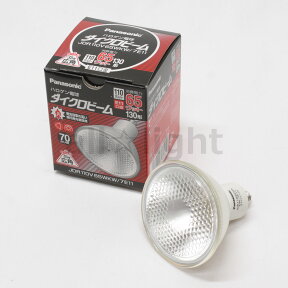 パナソニック　ダイクロビーム　JDRφ70　130W形　広角　【10個入り】　　JDR110V65WKW7E11