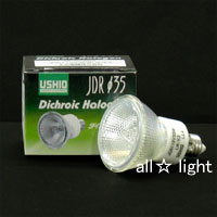 USHIO ダイクロハロゲン JDRφ35 35W 広角 E11口金 【単品】 JDR110V35WLWK3