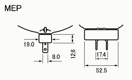 USHIO シールドビームハロゲンランプ スタジオ・舞台照明用 PAR56 JDR PARタイプ MEP口金 300W 超狭角 JDR100V300WGVNS5M ※受注生産品 [2]