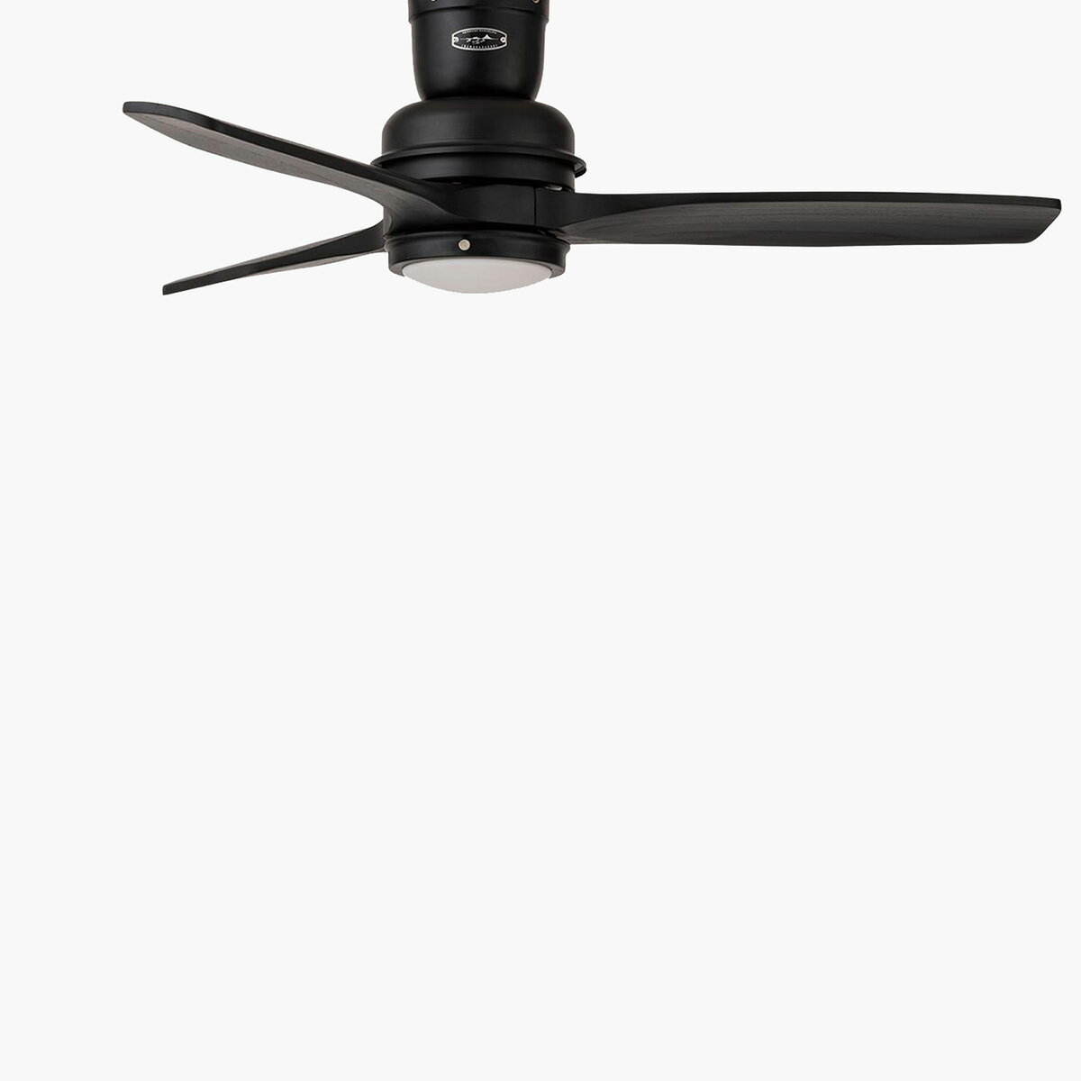 HERMOSA　ハモサ　シーリングファン　BAR WOOD CEILING FAN（バルウッドシーリングファン）　引掛けシーリング　LED（16W/1200lm 2700K）　ライト(3〜4畳）　FAN（12〜14畳）　電球色　リモコン付き　black（ブラック）　CF006DCBK