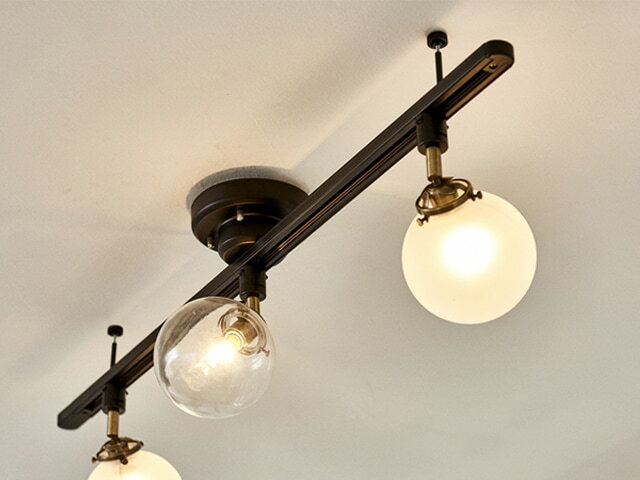 インターフォルム INTERFORM Orelia オレリア ダクトレールライト E17 クリア 配線ダクトレール 白熱電球付き LT2170CL [3]