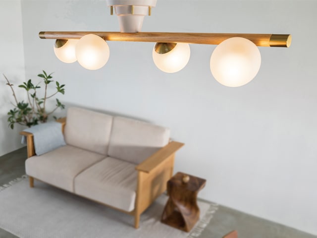 インターフォルム INTERFORM Poiret -baum- ポワレ-バウム- シーリングライト E17 ナチュラル 引掛けシーリング 白熱電球付き LT4417NA [2]