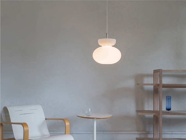 インターフォルム INTERFORM Mononen モノネン ペンダントライト E26 ホワイト 引掛けシーリング 白熱電球付き LT4472WH