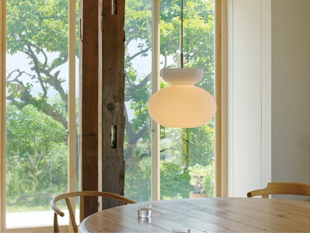 インターフォルム INTERFORM Mononen モノネン ペンダントライト E26 ホワイト 引掛けシーリング 白熱電球付き LT4472WH [2]