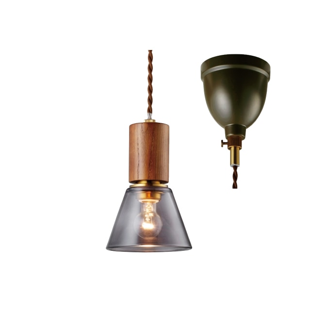 インターフォルム　INTERFORM　Mysa ミーサ ペンダントライト　E17　グレー　引掛けシーリング　LED電..