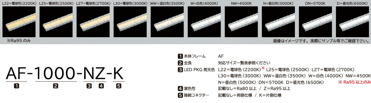 FKK　LEDライン照明　AF　DC24V　ラインフラットバー　機器組込専用　1715mm　専用...