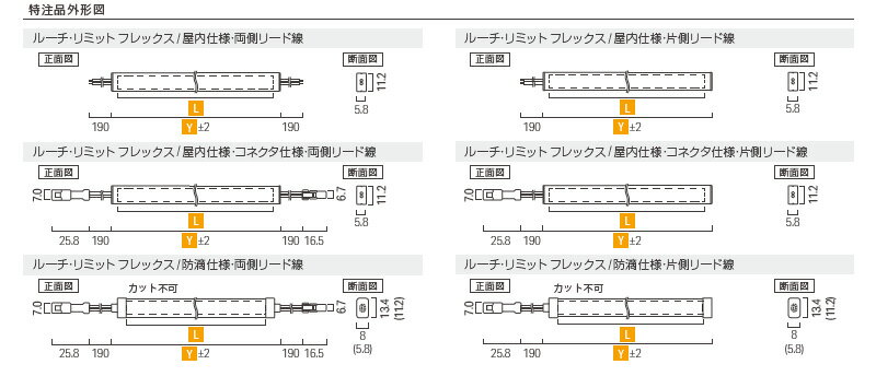 ルーチ LEDテープライト ルーチ・リミット フレックス DC24V 3750mm (電源トランス・コード別売) LRFT3750 ※受注生産品 [2]