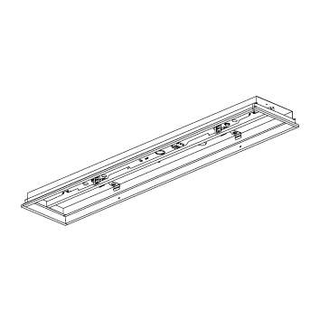 KOIZUMI　LEDベースライト　本体　ストレートタイプ　埋込型　（ランプ別売）　AD92031L