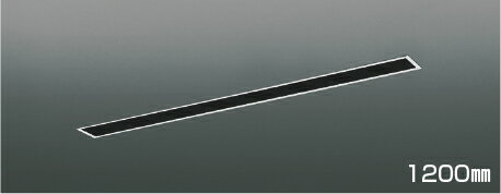 KOIZUMI 高気密埋込スライドコンセント 配線ダクトレール 本体長−1200mm 白色 AE54198E