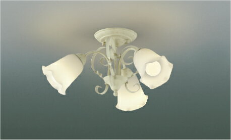 KOIZUMI　LEDシーリング　簡易取付式　白熱電球60W×3灯相当　(ランプ付)　電球色　2700K　AH39686L(3)