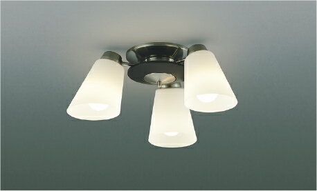 KOIZUMI LEDシーリング 簡易取付式 白熱電球60W×3灯相当 (ランプ付) 電球色 2700K AH42064L KOIZUMI LEDシーリング 簡易取付式 白熱電球60W×3灯相当 (ランプ付) 電球色 2700K AH42064L