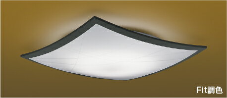 KOIZUMI　LED和風シーリング　引掛シーリング取付式　（LED内蔵）　電球色　2700K〜昼光色　6500K　〜6畳　調光・調色タイプ　（専用リモコン付）　AH56140
