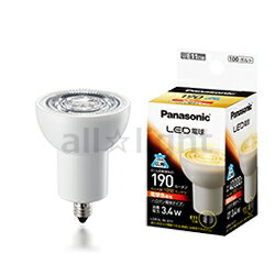 パナソニック　LED電球　ハロゲン電球タイプ　φ50(50mm)　ダイクロビーム40W（60形）相当　電球色相当（2700K）　広角（35度）　3．4W　E11口金　LDR3LWE11のサムネイル