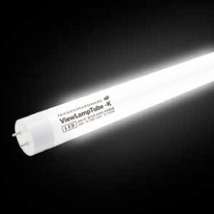 ☆ニッケンハードウェア　看板灯用直管形LEDランプ（LED蛍光灯）　View　Lamp　Tube　30W形代替品（FL30S形）　11W　6000K　昼光色相当　片面300°配光　電源内蔵　1440lm　IP65　VLTK11W