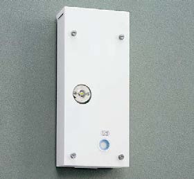 東芝　LED誘導灯用　天井・壁直付形　外付点滅装置　防湿防雨形　XEF5073W　※受注生産品