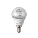 タカショー LEDIUS（レディアス） ローボルト用交換電球 ローボルトLED電球8型 クリプトン形 12V／24V対応 クリアタイプ E14口金 3．6W 電球色 390lm HMBD46T