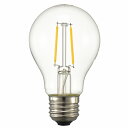 オーム電機　LED電球　LEDフィラメントタイプ電球　一般電球形　クリアタイプ　一般球20形相当(20W形相当)　電球色　2．1W　全光束260lm　E26口金　全方向タイプ　LDA2LC6