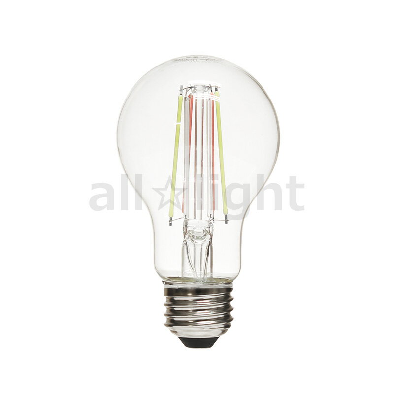 東京メタル工業　LED電球　LEDフィラメント電球　レインボーランプ　一般電球形　40W形相当　レインボー色　全方向　消費電力5．9W　E26口金　LDA6RAINBOWTMのサムネイル