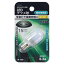 オーム電機　LED電球　装飾用　LEDナツメ球　T20　フロスト　0．2W　15lm　昼白色　E12　LDT1NGE12AS91