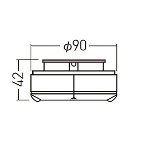 パナソニック　LEDソケッタブル　150形　85°拡散タイプ　FHT32W器具相当　電球色（...