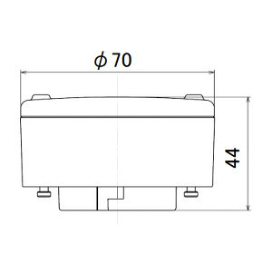 パナソニック LEDフラットランプ Φ70mm シンクロ調色 クラス400 集光タイプ 昼光色-電球色(6200K-2700K) 全光束:(468lm-450lm) GX53-1口金 専用調光器対応 LLD2020CU1(LDF6MGX53DS) [3]