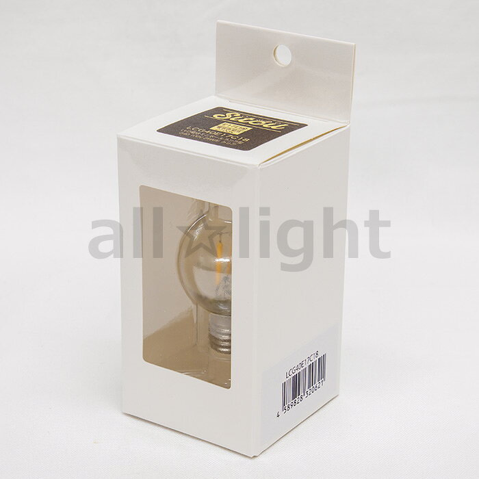 ★ LED電球 Sitoil(シトイル) ミニボールランプ型 フィラメントタイプ G40(外径40mm) クリアタイプ 25W形相当 電球色 2700K E17口金 1.8W LCG40E17C18