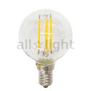 ★ LED電球 Sitoil(シトイル) ミニボールランプ型 フィラメントタイプ G50(外径50mm) クリアタイプ 40W形相当 電球色 2700K E14口金 4W LCG50E14C4(3)